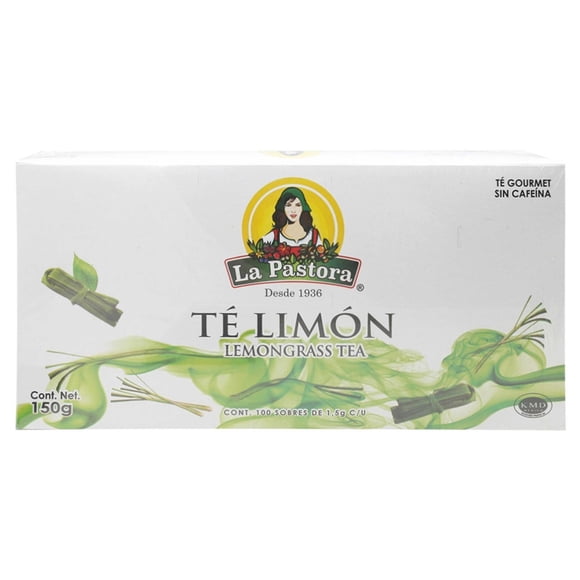 Té de limón La Pastora 100 sobres de 1.5 g c/u