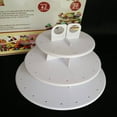 thumbnail image 3 of Three Layers Cup Cake Stands Removable Round Cup Cake Stand Lollipop Holder Table Wedding Birthday Holiday Party Baking Decorating Tools, 3 of 6