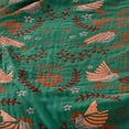 thumbnail image 3 of Edredón rústico ultra suave de algodón: manta de otoño con estampado floral de pájaros, decoración de granja, mantas de cama grandes, 3 of 5