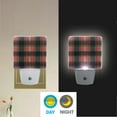 thumbnail image 5 of Plaid in Green Red Yellow LED Night Light with Smart Sensor Plug Into Wall Dusk to Dawn 2 packs, 5 of 7