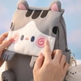 thumbnail image 6 of AHMOMEI 15" Cute Cat Backpack, Large Capacity Multi Pocket Daypack with Adjustable Shoulder Straps for Picnics, Trips & Leisure Activities, 6 of 8