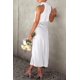 thumbnail image 3 of Vestido PRETTYGARDEN 2025 Verano Satén Sin Mangas Maxi Blanco XL, 3 of 8