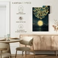 thumbnail image 5 of Elephant Stock The Rising Moon Wall Art - Vertical Canvas Wall Art - Living Room Wall Decor - Fantasy And Sci-fi Canvas - Blue And Yellow Decor By Paula Belle Flores - 34" x 51", 5 of 8