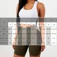 thumbnail image 4 of Solid Color Women Slim Fit High Waist Leggings Shorts, 4 of 4