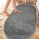 thumbnail image 4 of Soft Bedroom Rugs Shaggys Rugs For Bedroom Oval Rugs Bath Carpet Living Room Runner Rug Soft Comfortable Water Absorption Non Slip Thick Washable, 4 of 8