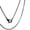16-inch length, variant on Rainbow Cable Chain Necklace Stainless Steel 16-24-inch Womens Mens Non-Binary-24-inch length