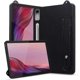 thumbnail image 5 of Funda con correa de mano y soporte de cuero para Lenovo Tab P12, gris, negro y multicolor, 5 of 5
