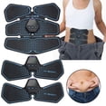 thumbnail image 3 of EMS Abdominal Muscle Trainer,Cinturón de tonificación abdominal tóner, estimulador ABS portátil, equipo de entrenamiento muscular para perder peso, con 10 modos, 20 de fuerza, para abdomen, cintura, p EOTVIA NO, 3 of 6