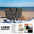 thumbnail image 5 of Wukai Cosmic Print Zipper Bag,large Beach Tote Bag,Waterproof Sandproof Bag,Grocery and Picnic Tote Travel Bag, 5 of 5