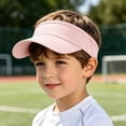 thumbnail image 6 of Hats for Women Kids Breathable Visor Cap Adjustable Headband Outdoor Sport Hat Pink One Size, 6 of 9