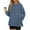 Light Blue, variant on FamilyThread Womens Long Sleeve Oversized Crewneck Lightweight Sweatshirt with Side Slit Soft Solid Pullover Tops