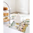 thumbnail image 4 of Sunflowers Trucks Kitchen Dish Towels for Drying Dishes Set of 4, Spring Farmhouse Eucalyptus Gray Wooden Waffle Weave Microfiber Hand Tea Bathroom Towels Quick Dry & Absorbent Towel 12x12, 4 of 7