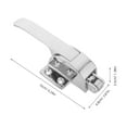 thumbnail image 2 of HOOWIFFY 1Set Universal Refrigerator Door Handle Replacement Zinc Alloy Durable Silver Cooler Handle for Home, 2 of 8