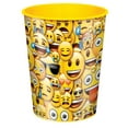 thumbnail image 1 of Smile Emoji Birthday Plastic Cup, 16oz., 1 of 3