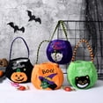 thumbnail image 2 of Halloween Trick Or Treat Bags For Kids Candy Gags Reusable Pumpkin Bags Tote Bags Canvas Bag, 2 of 12
