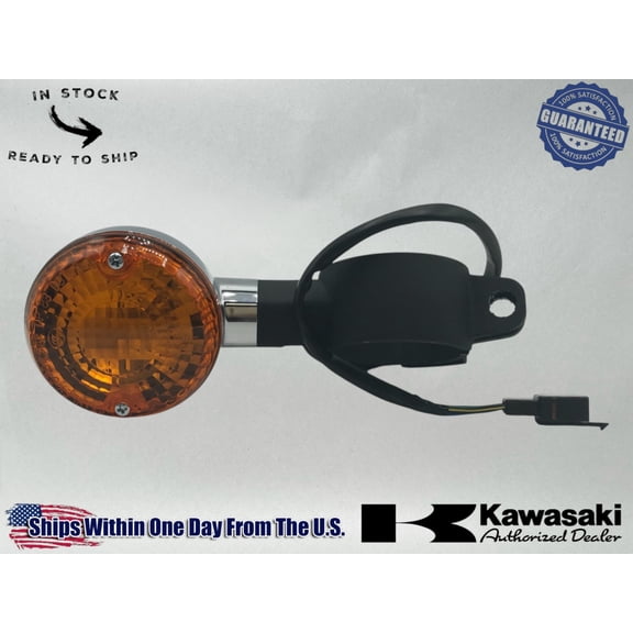 Kawasaki Genuine OEM 2002-08 VULCAN MEAN STREAK FRONT RT TURN SIGNAL 23037-1406