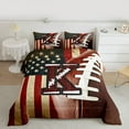 thumbnail image 2 of Homewish Boy Personalized Gifts Bedding Comforter Set,Red Letter K Twin Comforter Sets,Rugby Football Sport Bedding Set For Boy Teens,Lightweight Room Decoration Reversible,2 Pieces, 2 of 8