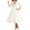 White, variant on LEEy-world Christmas Dresses For Women, Women's 3D Christmas Print Round Neck Casual Flared Midi Dress Red,XL