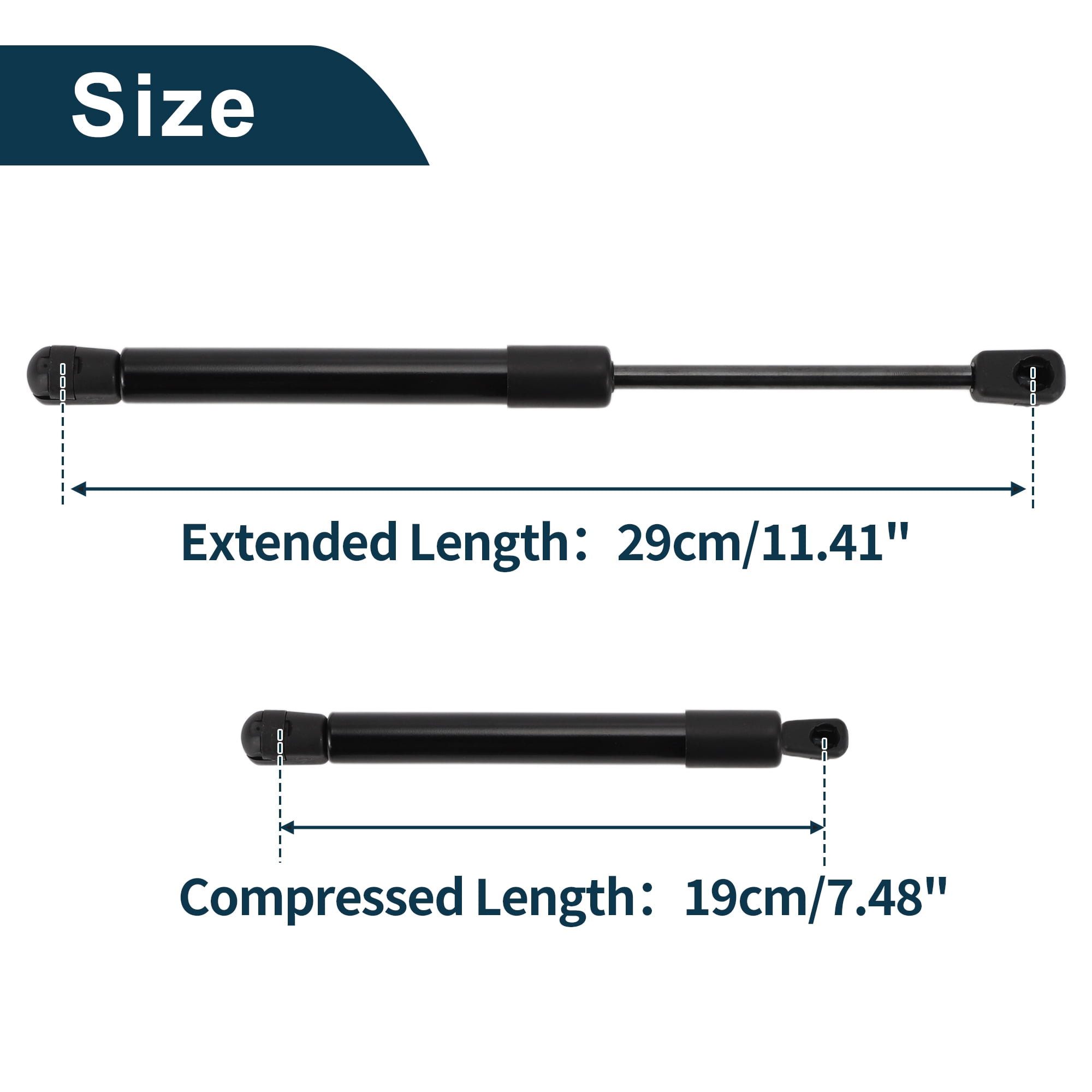 Unique Bargains 2Pcs Lift Supports for Toyota Corolla Cross 2022-2024 Front Hood