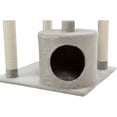 thumbnail image 6 of TRIXIE Seli Plush 4-Level 59" Cat Tree with Sisal Scratching Posts, Condo & Cat Toy, Cream, 6 of 8