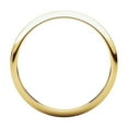 thumbnail image 2 of Solid 18k Yellow Gold 2mm Half Round Wedding Band Ring - - Sizes 5-12, 2 of 2
