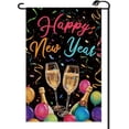 thumbnail image 4 of Happy New Year Celebration Garden Flag 12x18 Inch Vertical Double Sided Firework Decor for Winter Yard Outdoor (ONLY FLAG), 4 of 5