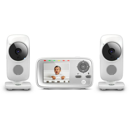 Motorola MB483-2, Video Baby Monitor, 2 Cameras (Best Motorola Baby Monitor 2019)