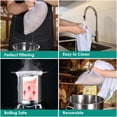thumbnail image 2 of MATOW Brew Bags, 2 Pack Fine Mesh Strainer Bag, Reusable Straining Mesh Bag for Home Brewing, Extra Large 22" x 26" Filter Bag for Beer, Nut, Milk, Fruit Wine Press Drawstring Strainer Brew in a bag, 2 of 7