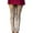 Beige, variant on TSADFHJI Slip Skirt Ladies Solid Color Sequin Shiny Slim Fit Leggings for Casual Wear and Parties M Red