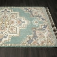 thumbnail image 4 of Luxe Weavers Blue 8x10 Southwestern Area Rug, Stain Resistant Fringe Carpet, 4 of 9