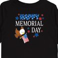 thumbnail image 4 of Inktastic Happy Memorial Day Eagle Boys or Girls Long Sleeve Toddler T-Shirt, 4 of 5