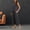 #0460-Black, variant on Two Piece Sets for Women Summer Outfits Solid Color Sleeveless Round Neck Tops and Wide Leg Crop Pants