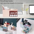 thumbnail image 4 of Pen Holder,Desk Storage Box,Desk Organizer,Vanity Organizer, Cosmetic Storage Organizer, Makeup Organizer, Mini Desk Storage for Office Supplies, Bathroom Counter or Dresser, 4 of 8