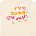 thumbnail image 4 of Inktastic I'm Daddy's Favorite with Arrow and Hearts in Pink Boys or Girls Toddler T-Shirt, 4 of 5