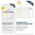 thumbnail image 3 of Pared Lateral SunWall MASTERCANOPY para Toldo Plegable 8x8 pies, 3 of 7