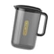 thumbnail image 5 of Jarra de té de 2,, jarra de agua para , dispensador de bebidas de leche con tapa, jarra de agua para oficina, hogar, fiesta, jarra Negro, 5 of 9