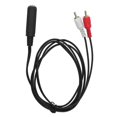 thumbnail image 2 of 6.35mm female to dual RCA cable, 4.9 feet., 2 of 5