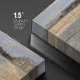 thumbnail image 4 of wall26 Canvas Print Wall Art Guitar &amp; Suitcase on Country Road Nature Wilderness Wood Panels Photography Rustic Scenic Colorful Multicolor Cool Zen for Living Room, Bedroom, Office - 12"x18&, 4 of 5