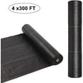 thumbnail image 1 of UBesGoo Landscape Fabric, 4 x 300 ft Garden Weed Control Fabric, 1 of 7