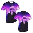 thumbnail image 6 of Unisex Adult Jujutsu Anime Kaise Graphic Tee Shirts Funny Cartoon 3D Print Short Sleeve T Shirts for Mens Womens, 6 of 8