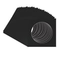thumbnail image 3 of Black Suede Picture Frame Mat for 8x8 Frames - Circle Opening for 4x4 Photos - 25 Mats, 3 of 7