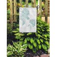 thumbnail image 2 of JSDART Watercolor White Graphics Botanical Hydrangea Flowers Object Brown Ink Drawing Garden Flag Decorative Flag House Banner 12x18 inch, 2 of 2
