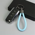 thumbnail image 3 of Aellinatey Stylish Leather Braid Key Holder Accessory for Car Keys and Everyday Use, 3 of 20