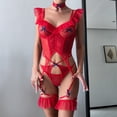 thumbnail image 2 of Mono sexy de malla elástica con costuras en espiga para niña, con tirantes sin espalda y moldeador, estilo europeo y americano, 2 of 6