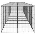 thumbnail image 2 of vidaXL Outdoor Dog Kennel Steel with Roof 21.78 m², 2 of 4