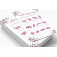 thumbnail image 3 of Inkdotpot My Mommy Name Activity Cards Floral Baby Shower 50 Sheets Who Is My Mommy Oh Deer Baby Shower Game, 3 of 6