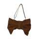 thumbnail image 3 of Bolso de hombro con lazo arrugado para mujer, bolso ligero tipo tote para la calle, regalo para uso diario. Caqui, 3 of 9