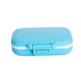 thumbnail image 1 of MasteelfCA 1pc Mini Pill Box Portable Medicine Storage Case Plastic Pills Box Container (Blue), 1 of 8