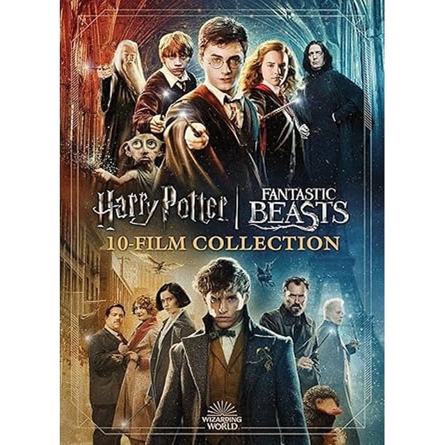 Wizarding World Collection de 10 Films (20e Anniversaire) (DVD) - Anglais Seulement