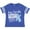 Football Blue and White, variant on Our Family Fights Together Als Awareness Boys or Girls Toddler T-Shirt
